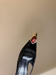 Okify YSL black square-toed emerald high heels 35-42 - 5