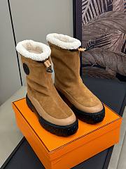 Okify Hermes Brown Snow Boots 35-45 - 4