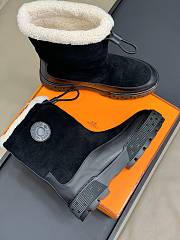 Okify Hermes Black Snow Boots 35-45 - 3