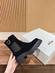 Okify Celine Black Thick Sole Boots 35-39 - 1