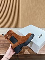 Okify Celine Brown Thick Sole Boots 35-39 - 1