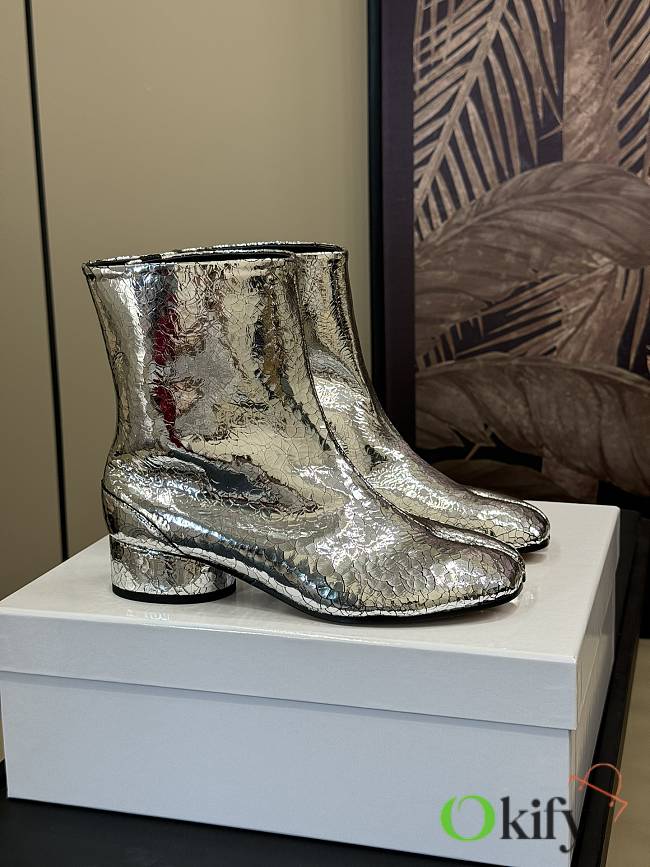 Okify Maison Margiela Tabi Silver Boots 35-40 - 1