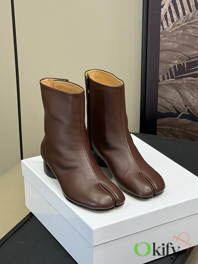 Okify Maison Margiela Tabi Brown Boots 35-40 - 1