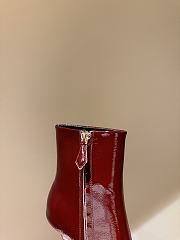 Okify MiuMiu Red Wine High Heels Boots 35-40 - 4