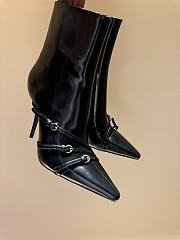 Okify MiuMiu Black High Heels Boots 35-40 - 1