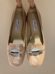 Okify Jimmy Choo Ravi Flat Heels in Beige 34-42 - 1