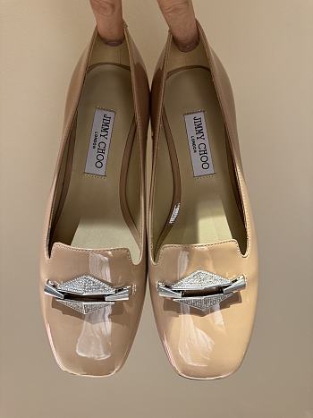 Okify Jimmy Choo Ravi Flat Heels in Beige 34-42