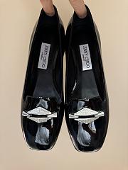 Okify Jimmy Choo Ravi Flat Heels in Black 34-42 - 1