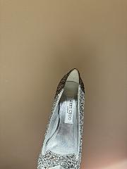 Okify Jimmy Choo Ravi Flat Heels in Silver 34-42 - 3