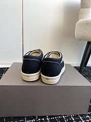 Okify Rick Owens Dark Blue Sneakers Trainers 35-44 - 3