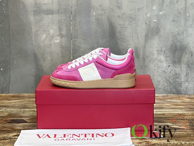 Okify Valentino Garavani Upvillage Pink Sneakers Trainers 35-45 - 1