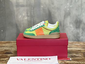 Okify Valentino Garavani Upvillage Green and Orange Sneakers Trainers 35-45