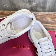 Okify Bally White Red Sneakers Trainers 39-44 - 5