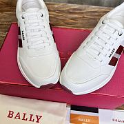 Okify Bally White Red Sneakers Trainers 39-44 - 3