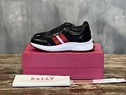 Okify Bally Black Red Sneakers Trainers 39-44 - 1