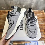 Okify Berluti Black and Grey Sneakers Trainers 38-45 - 3