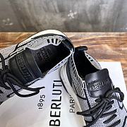 Okify Berluti Black and Grey Sneakers Trainers 38-45 - 4