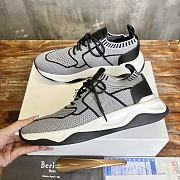 Okify Berluti Black and Grey Sneakers Trainers 38-45 - 2