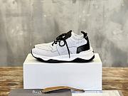 Okify Berluti Black and White Sneakers Trainers 38-45 - 1