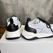 Okify Berluti Black and White Sneakers Trainers 38-45 - 4