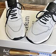 Okify Berluti Black and White Sneakers Trainers 38-45 - 3