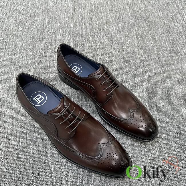 Okify Balmain Derby Shoes in Brown 39-43 - 1