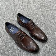 Okify Balmain Derby Shoes in Brown 39-43 - 1