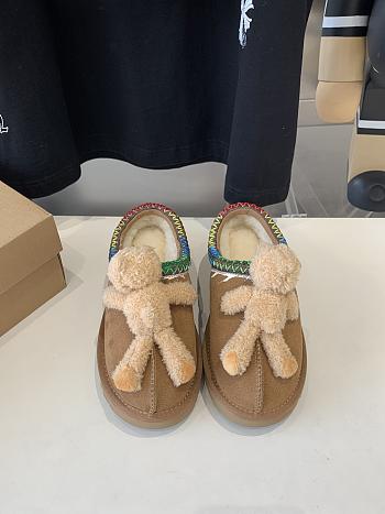 Okify UGG Bear Snow Slippers in Brown 35-40