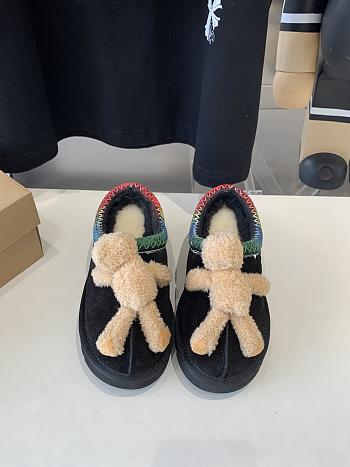 Okify UGG Bear Snow Slippers in Black 35-40