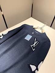 Okify Louis Vuitton Dark Blue Sweater M-3XL - 2