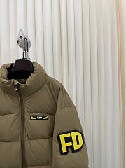 Okify Fendi Little Monster Logo Down Jacket   - 4