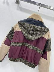 Okify Fendi Brown FF Canvas Ski Jacket SML - 3