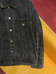 Okify Balenciaga Black Denim Jacket S-XL - 4