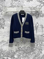 Okify Valentino Dark Blue Cardigan SML  - 1