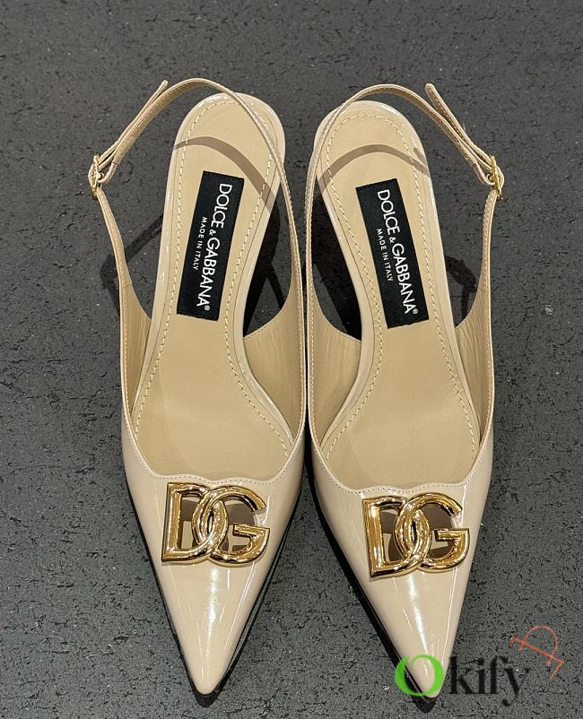 Okify Dolce & Gabbana Beige Slingback - 1