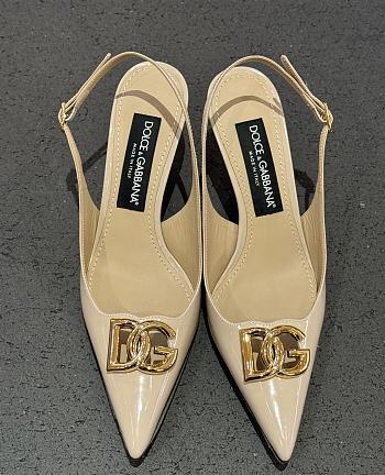 Okify Dolce & Gabbana Beige Slingback