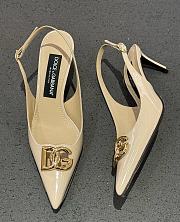 Okify Dolce & Gabbana Beige Slingback - 3