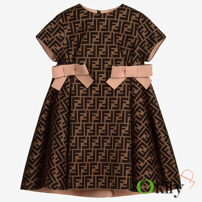 Okify Fendi Bow Dress  - 1