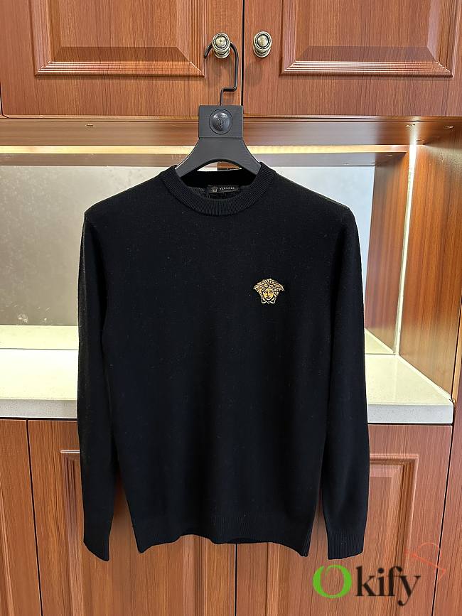 Okify Versace Black Sweater M-3XL - 1