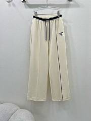 Okify Prada White Blue Pants SML  - 1