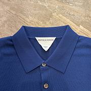 Okify Bottega Veneta Dark Blue Polo Shirt M-3XL - 2