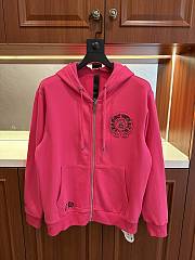 Okify Chrome Heart Pink Jacket S-XL - 1