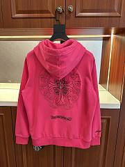 Okify Chrome Heart Pink Jacket S-XL - 3