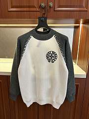 Okify Chrome Hearts White And Grey Gray Sweater M-2XL - 1