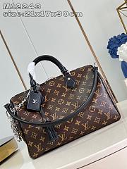 Okify Louis Vuitton Speedy Soft Bag 30 Dark 21x17x30cm M12243 - 2