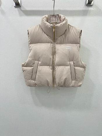 Okify MiuMiu Beige Down Jacket SML