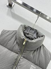 Okify MiuMiu Grey Gray Down Jacket SML - 2