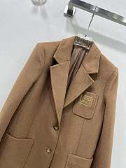 Okify MiuMiu Brown Suit Jacket SML - 3