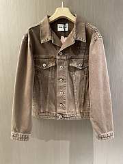 Okify MiuMiu Brown Denim Jacket SML  - 1