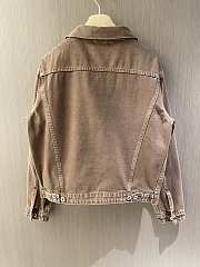 Okify MiuMiu Brown Denim Jacket SML  - 2